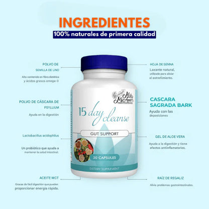 15 Días de Limpieza Profunda - 30 Capsulas