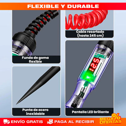 Tester LED de Circuitos para Vehículos | Encuentra la Falla Eléctrica Sin Pagar Taller