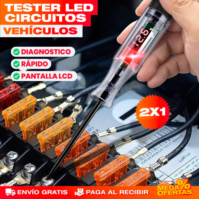 Tester LED de Circuitos para Vehículos | Encuentra la Falla Eléctrica Sin Pagar Taller