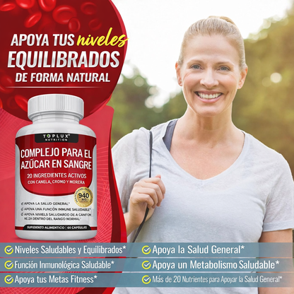 OFERTA BLOOD SUGAR REGULADOR DE GLUCOSA 60 CAP ⬇️
