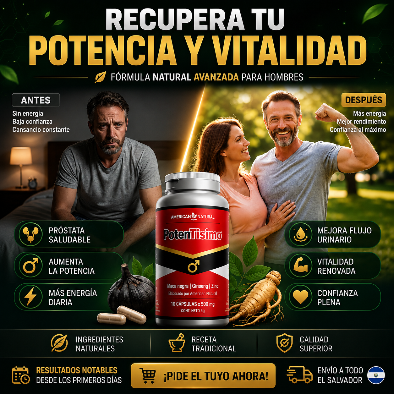 POTENTISIMO 600MG CAPSULAS X50 AMERICAN NATURAL