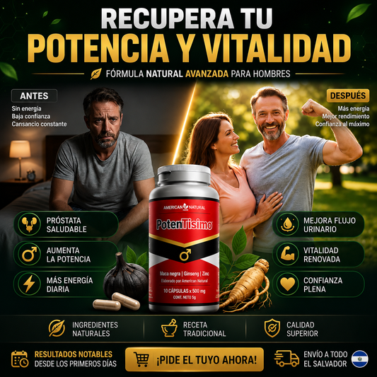 POTENTISIMO 600MG CAPSULAS X50 AMERICAN NATURAL