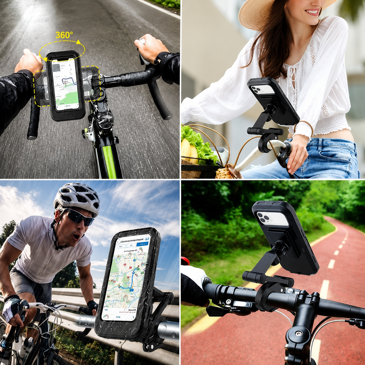 Soporte de Celular Impermeable para Motos / Bicicletas DryHold™