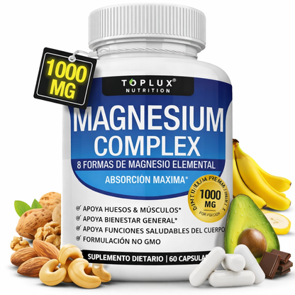 Magnesio complex 8 en 1 | De 60 Capsulas
