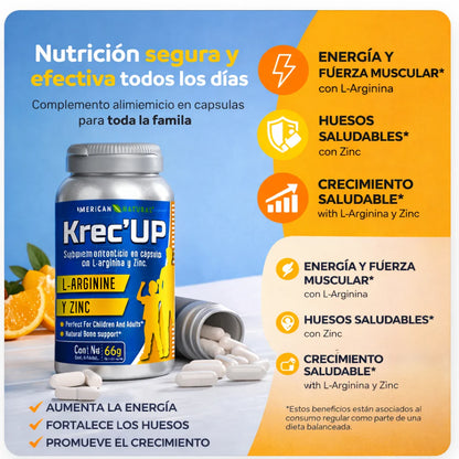 KREC UP® CAPSULAS X 60 ACTIVA EL CRECIMIENTO