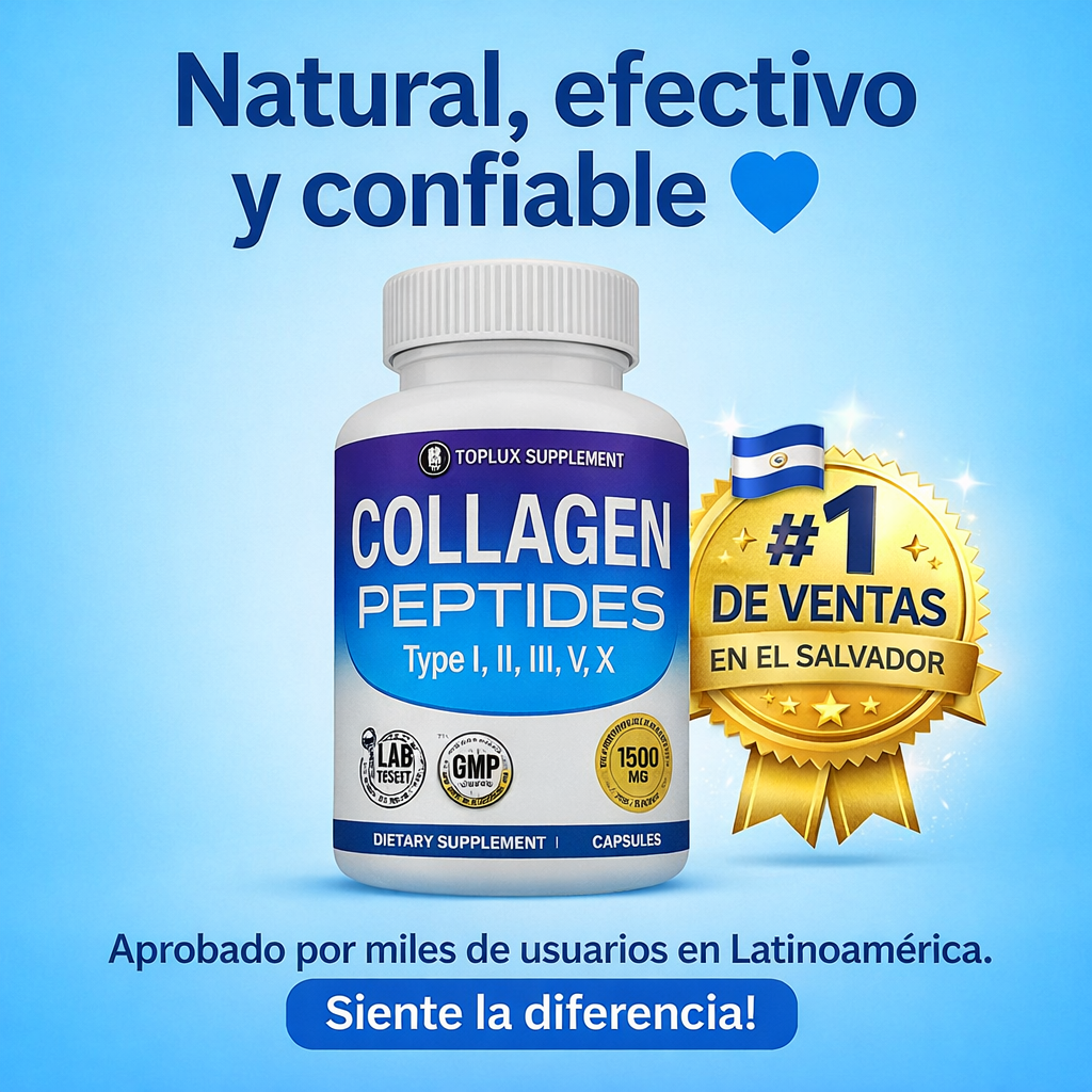 Colageno 5 en 1 Toplux | 90 capsulas