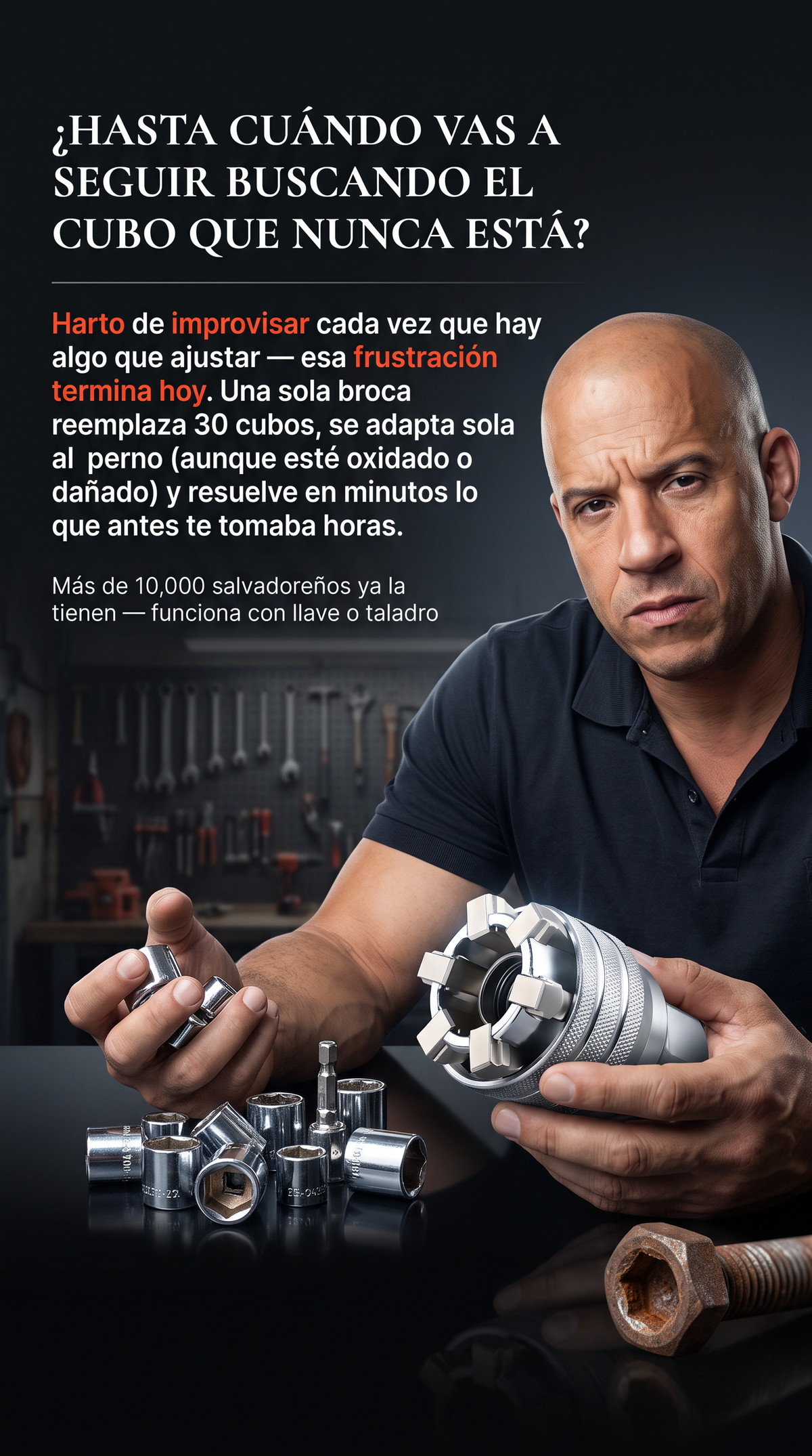 Broca Universal 30 en 1 | Modelo Ajustable